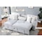 Global Furniture Usa Transitional Fabric U0204 Light Grey /White Pull Out Sofa Bed 5038 - alternate 3